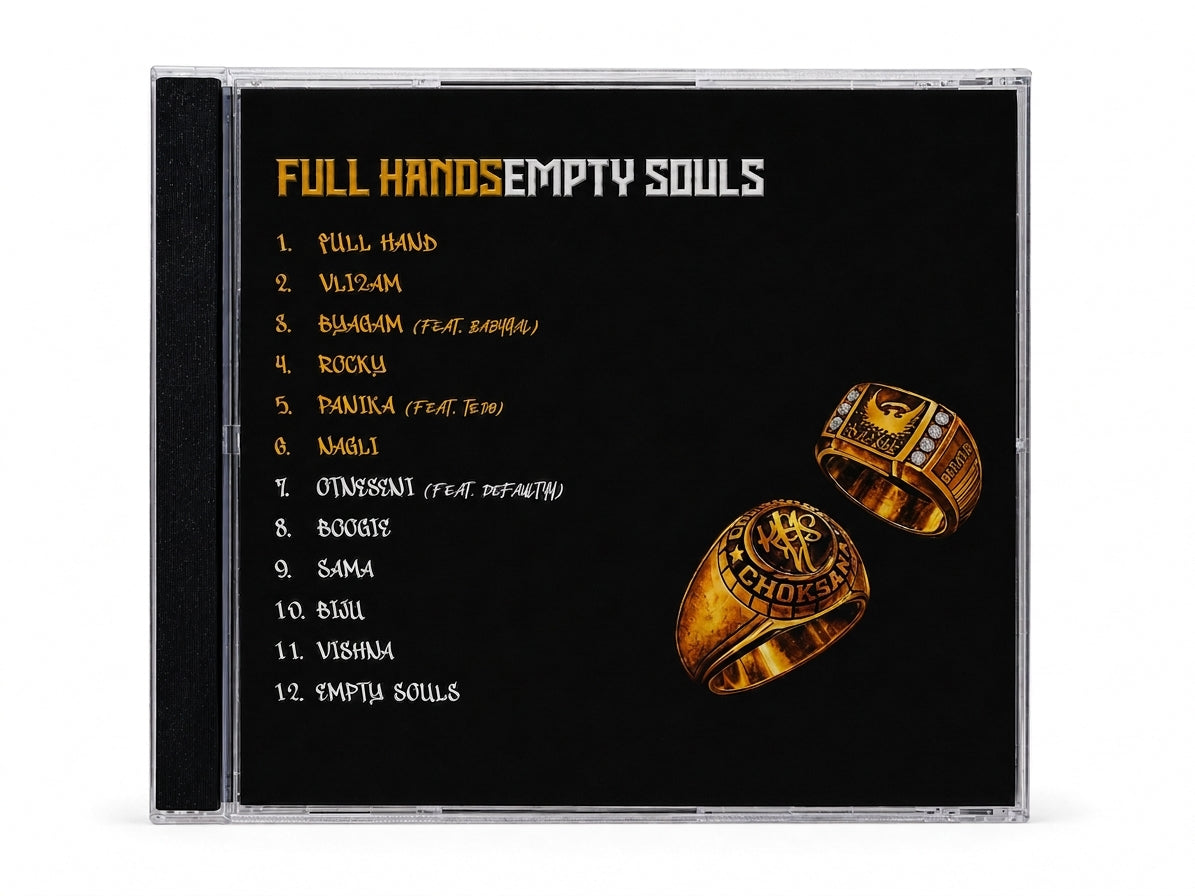 CHOKSANA x BRDATA - Full Hands Empty Souls (CD)